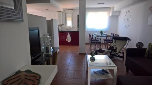 loft con terraza y barbacoa in Lumpiaque