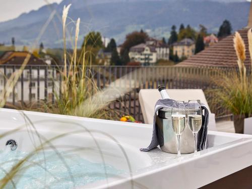 Suite, jacuzzi, terraza