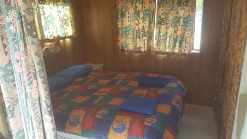 1 double bed, 3 bunk beds