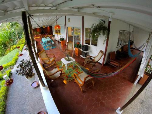Balcony/terrace, El Jardin de los Colibries - Pereira, Risaralda in La Esperanza