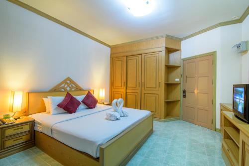 1 double bed
