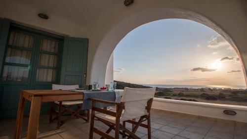 شرفة/ تراس, Alma Libre Villas in Kastraki