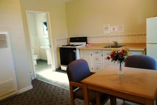 Konyha, Boundary Motel in Osoyoos (Brit-Kolumbia)