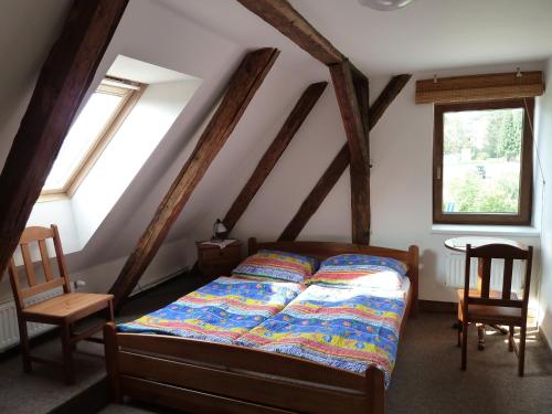 1 double bed