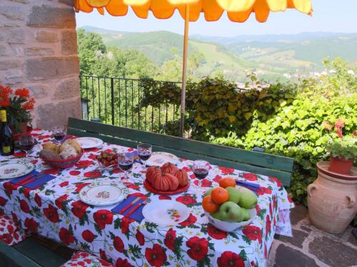 Balkons/terase, Cottage in Marche near Ski Slopes in Apecchio