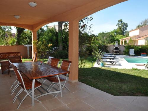 Erkély/terasz, Villa in Moriani-Plage with Sea View in San Nicolao