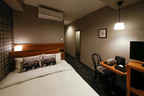 Double Room with Small Double Bed - Non-Smoking room in Hotel Code Shinsaibashi