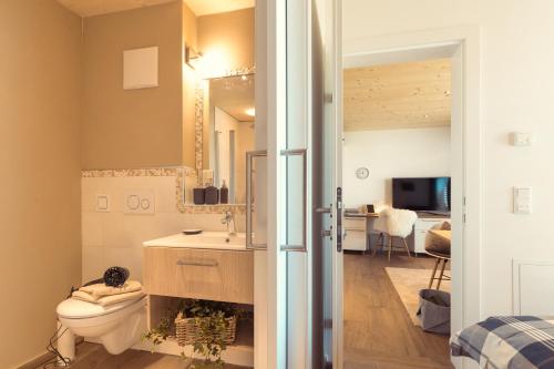 Fürdőszoba, Simply Home Apartments in Hof Bei Salzburg