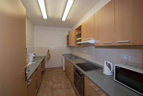 Kitchen, Horsky Hotel Skiland in Ostruzna