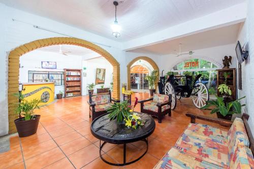 společenská místnost / TV salónek, Hotel Hacienda de Vallarta Centro in Puerto Vallarta