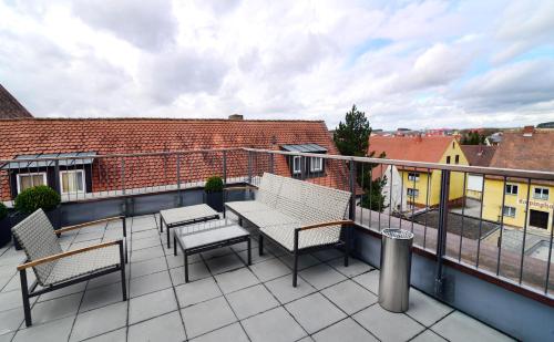 Rõdu/terrass, Hotel Alte Vogtei in Wolframs-Eschenbach