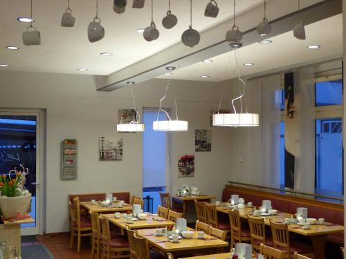 ห้องอาหาร, Hotel Nibelungen Hof in ซานเทิน