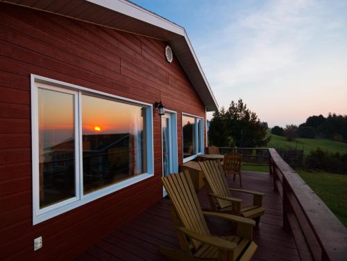 balkon/terras, Domaine Frais Air in La Malbaie