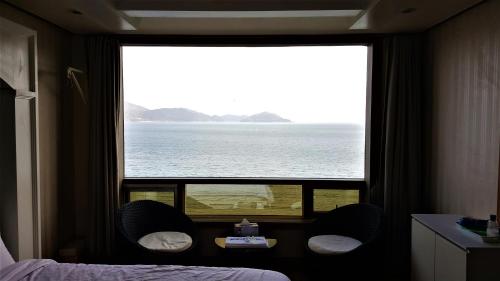 Ванная комната, Namhae Beach Hotel in Nam-myeon