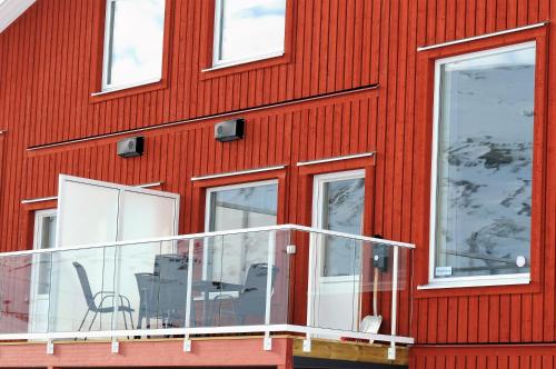Erkély/terasz, RIBO Apartment Riksgransen in Riksgransen
