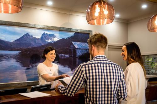 ล็อบบี้, Cradle Mountain Hotel in แครเดิ้ลเมาเท่น
