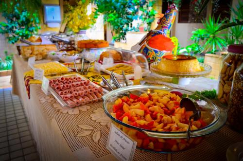 餐饮, Pousada das Bromelias in 波尔图嘎林海斯