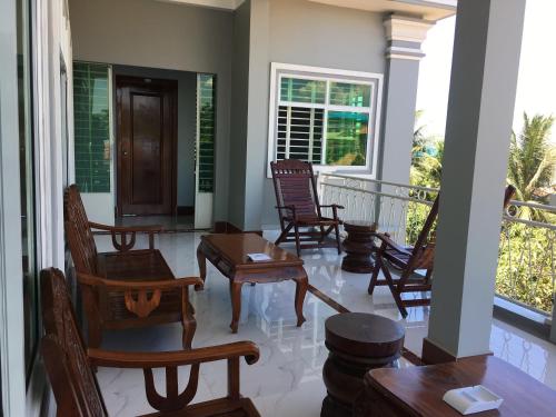 Ban công/sân hiên, KampongBay Makeng II Guesthouse in Kampot