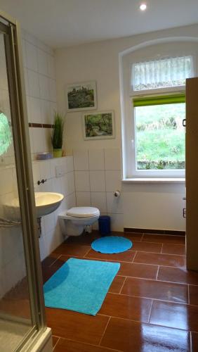 Bathroom, Ferienwohnung "Moller" in Rathmannsdorf - Hohe
