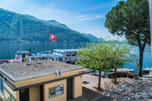 Al Battello in Morcote, Schweiz