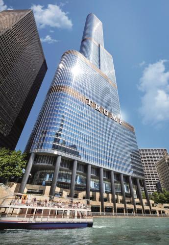 Entrance, Trump International Hotel & Tower Chicago near Millennium Park