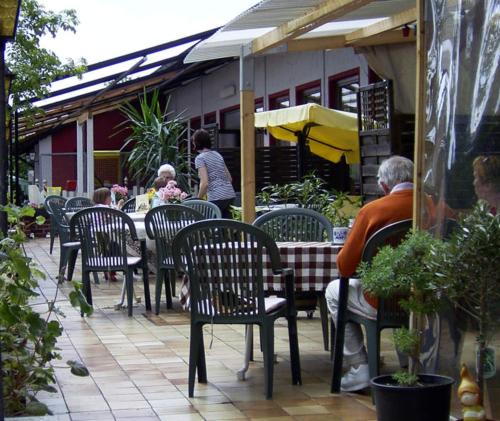 Balkons/terase, Hotel Sonnenhof in Thannhausen (Gunzburg)