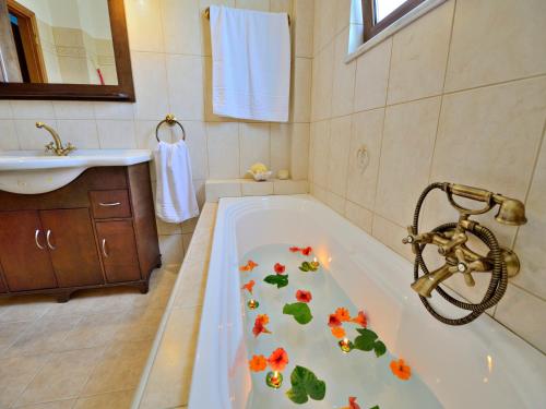 Bathroom, Niriides Apartments in Mithimna