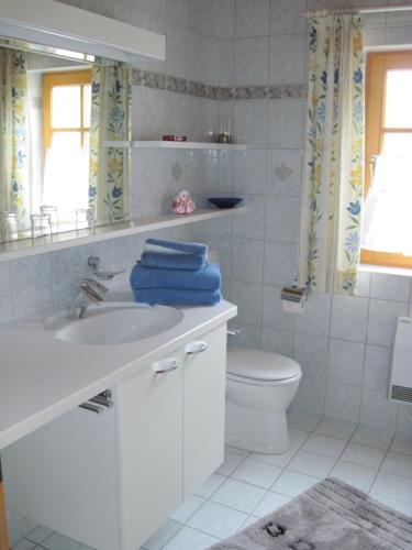 衛浴, Ferienwohnung Althoelbling in 帕特加森