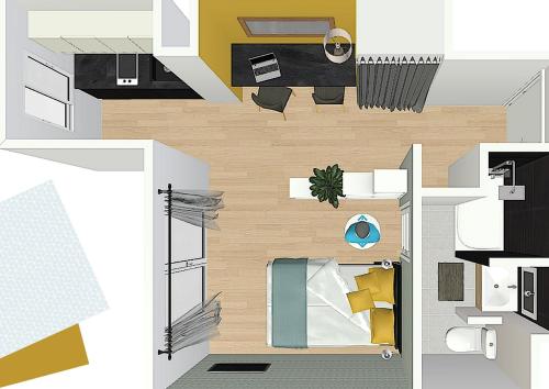 Appartement Contemporain proche Météo, Basso Cambo, EDF, Airbus & Thales, Tuluza (zdjęcie 9)