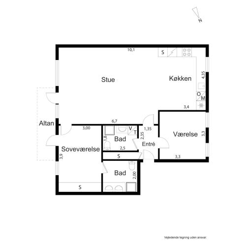 CPH Lux apartm, 2 FULL BATHROOMS 2th, Копенгаген (фото 6)