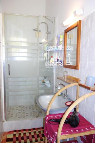 Dusche, Villa Ludivine in Sainte Anne