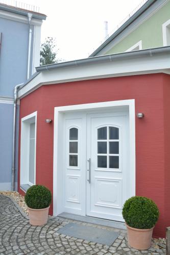 A szálláshely kívülről, Pension Kalinde in Weinbohla
