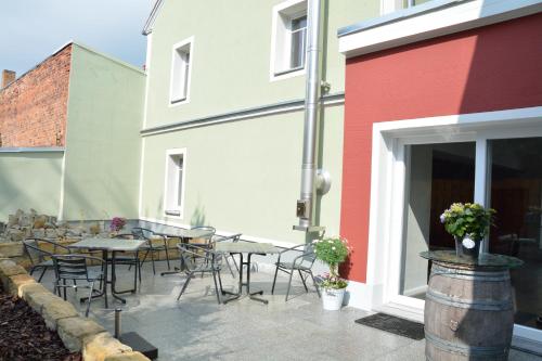 Étterem, Pension Kalinde in Weinbohla