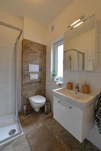 浴室, Apartmany Dolni Dunajovice in 下杜納約維采