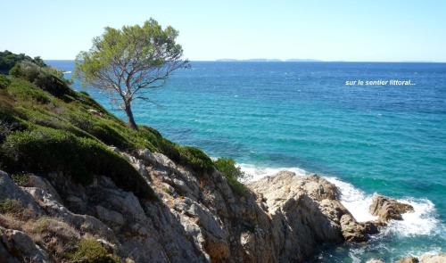 Gigaro: Petit mas terrasse vue mer