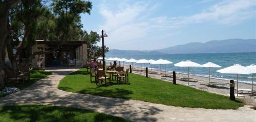 Beach, Niriides Apartments in Mithimna