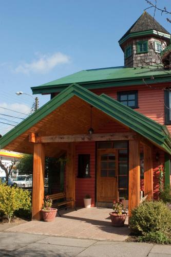Eingang, Weisserhaus in Puerto Varas