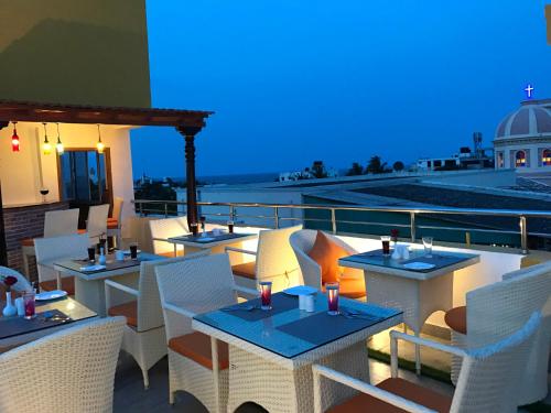 Restaurant, Villa Krish Pondicherry in White Town / French Colony