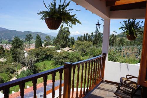 Erkély/terasz, San Benito Hotel in Tibasosa