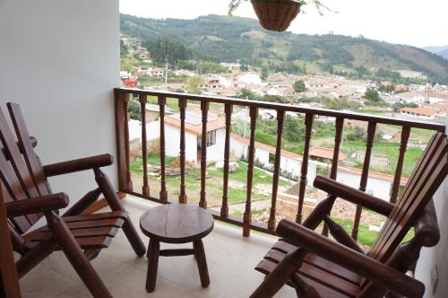 Erkély/terasz, San Benito Hotel in Tibasosa