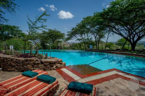 Swimming pool, Serengeti Serena Safari Lodge in Serengeti