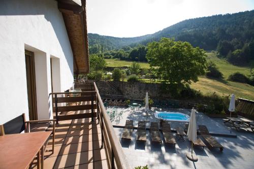 Balkons/terase, Hostal Rural Salazar in Oronz
