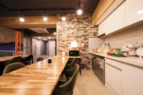 Kitchen, K Guesthouse Seomyeon in Busan