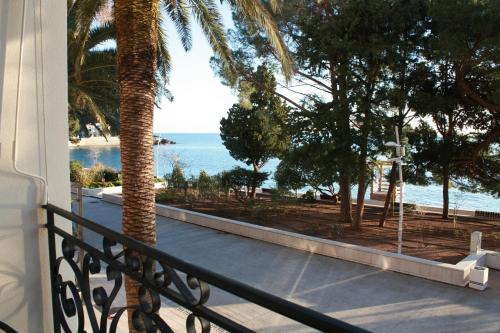 Erkély/terasz, Vasiliki Seaside Apartments in Petrovac