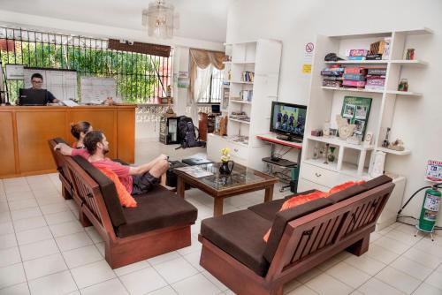 Bathroom, Macondo Hostel in San Gil