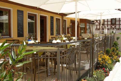 Balcony/terrace, Gasthof - Hotel Zum Lowen in Bad Staffelstein