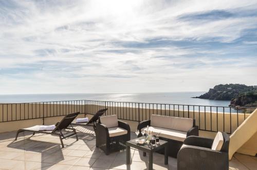 balkon/terras, Hotel Club Port La Galere in Theoule-sur-Mer