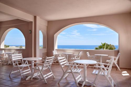 陽台/露台, 聖托里尼特拉藍色酒店 (Terra Blue Santorini) in 卡馬力