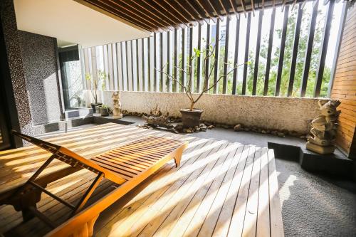 شرفة/ تراس, OHYA Boutique Motel-Lin-Kou Branch in Linkou District