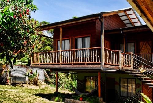 Varanda/terraço, Pension Santa Elena in Monteverde